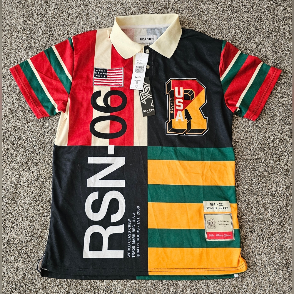 Nice Polo Style M Collar Shirt